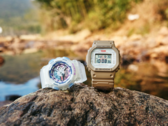 Die Casio G-Shock DW-5600LICH25-5PFL (rechts) und die Baby-G BA-110XLICH25-7PFL (links). (Bildquelle: Weibo)