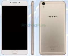 Das Oppo R9s bei der chinesischen Regulierungsbehörde TENAA.