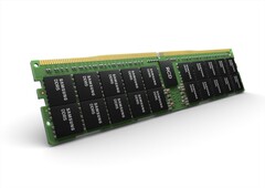 Die neuen RAM-Module setzen auf insgesamt 40 DRAM-Chips mit jeweils acht 16 Gb Schichten für eine Kapazität von bis zu 512 GB. (Bild: Samsung)