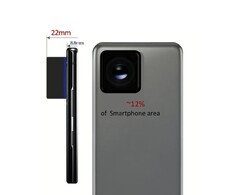 Ein 600 Megapixel Samsung ISOCELL-Sensor auf 0,8 um-Basis wäre fast 3x so dick wie das Smartphone selbst.
