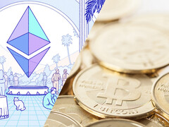 Die Effizienz soll entscheiden, ob Ethereum oder Bitcoin sich durchsetzen werden. (Quelle: Ethereum, Bitcoin)