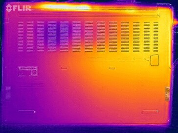 Oberflächentemperaturen Stresstest (Unterseite)