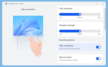 FreeTouch-Optionen 1/2
