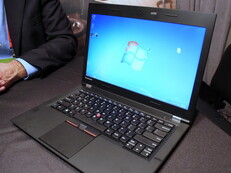 Messebilder vom Lenovo Business-Ultrabook Thinkpad T430u