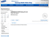 Samsung: Galaxy S3 Mini GT-I8190 bereits für unter 400 Euro gelistet