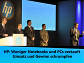 HP: Weniger Notebooks und PCs verkauft - Umsatz und Gewinn schrumpfen