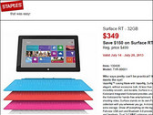 Microsoft: Massive Preissenkung für Surface RT Tablet