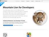 Apple: Entwicklerversion OS X 10.8 Mountain Lion ist da