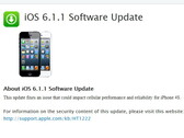 Apple: iOS 6.1.1 für iPhone 4S soll Mobilfunkprobleme lösen