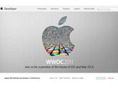 Apple: Vorstellung Mac OS X Lion, iOS 5 und iCloud während der WWDC-Keynote am Montag, 6. Juni