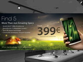 Oppo: 5-Zoll-Smartphone Oppo Find 5 mit Full HD und 13-MP-Kamera für 400 Euro