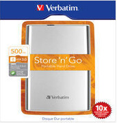 Test Verbatim Store`n`go Portable Hard Drive USB 3.0 500 GB portable Hard Drive
