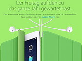 Apple: Eintägiger Shopping Event diesen Freitag
