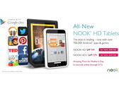 Barnes & Noble: 7-Zoll-Tablet Nook HD und 9 Zoll Nook HD+ günstiger