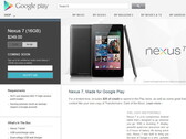 Google: 7"-Tablet Nexus 7 mit 16 GByte ausverkauft