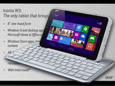 Tablet Acer Iconia W3 mit 8,1 Zoll und Windows 8