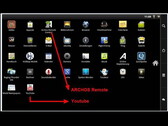 Archos: Firmware-Update für Internet-Tablets mit Remote-Control und Youtube-App