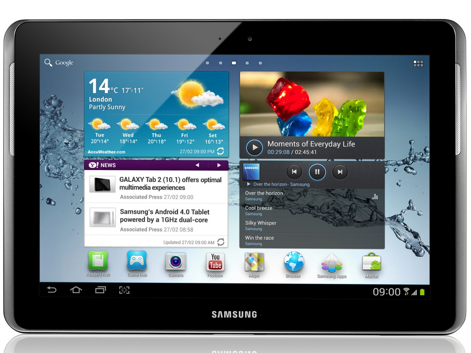 Samsung kÃ¼ndigt 10,1-Zoll-Tablet Galaxy Tab 2 (10.1) an