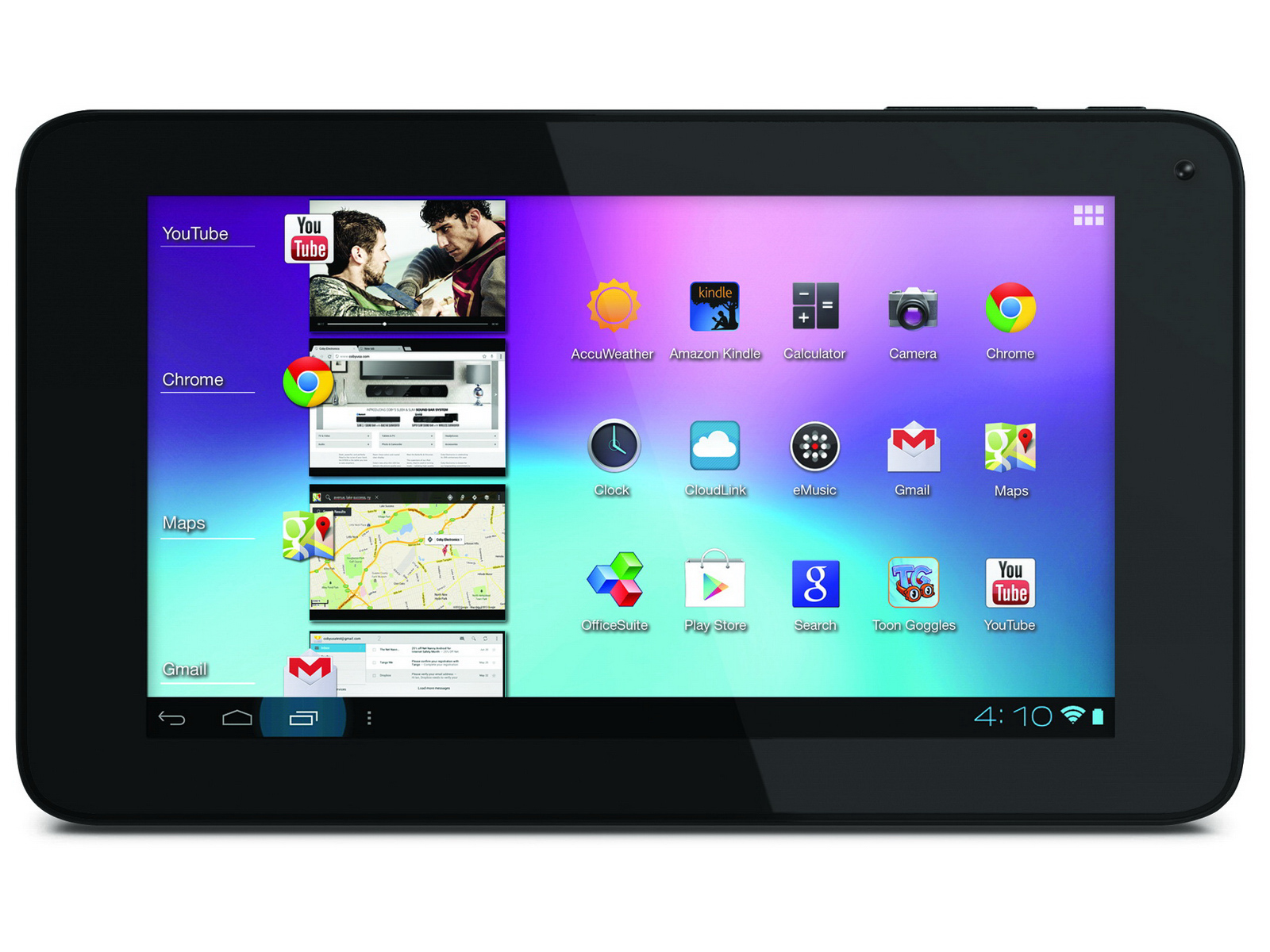Coby Neue AndroidTablets MID 70658, MID 80658 und MID 10658