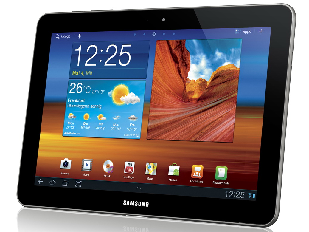 Samsung 10 1 Zoll Tablet Galaxy Tab 10 1 3g Umts Im August Ab 630 Euro Notebookcheck Com News