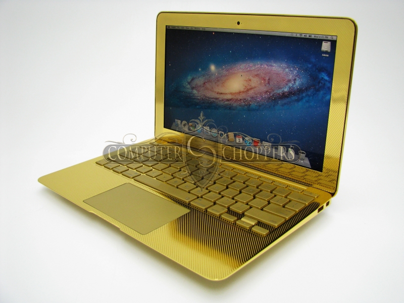 Computer Choppers Apple MacBook Air aus 24 Karat Gold ab 7500 US