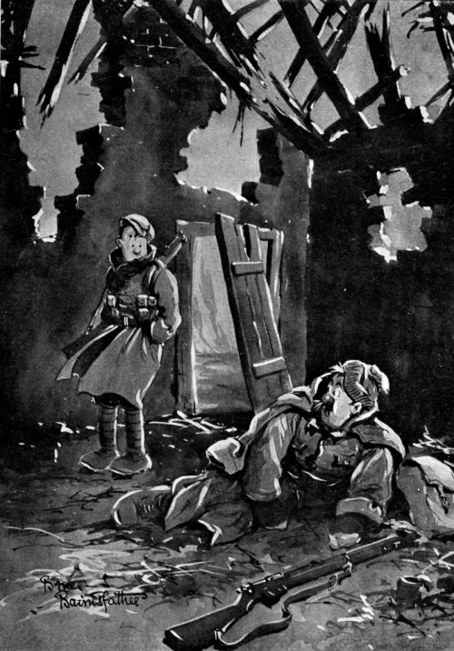 Shut that blinkin' door. There's
a 'ell of a draught in 'ere